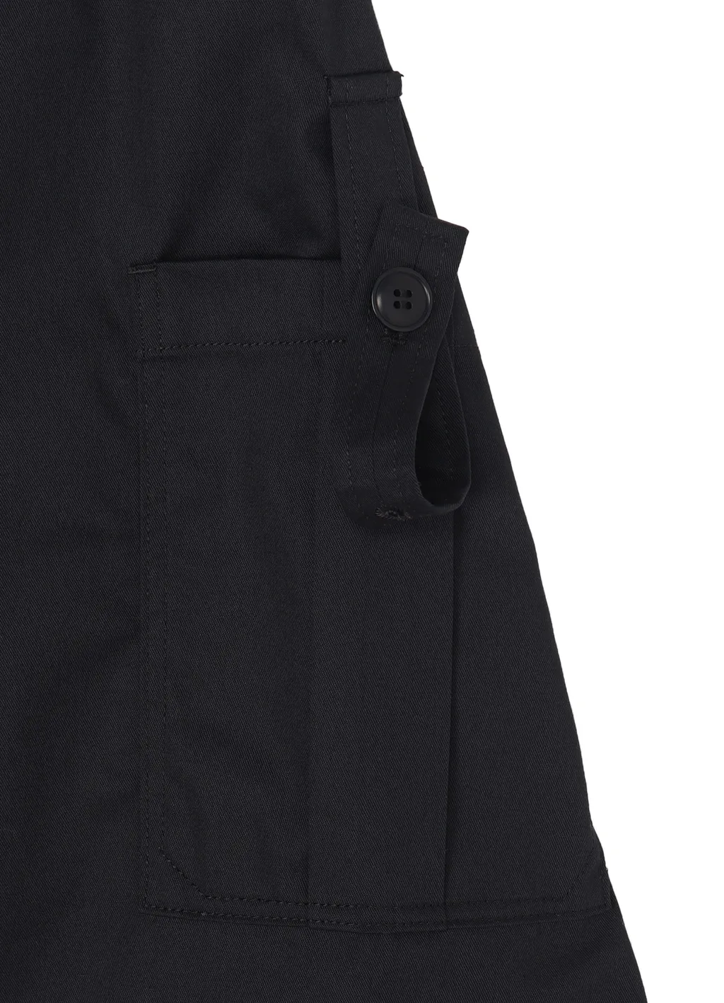 T/C Twill Drawstring Asymmetry Skirt