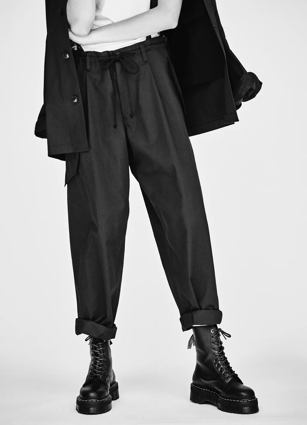 T/C Twill Drawstring 1Tuck Pants