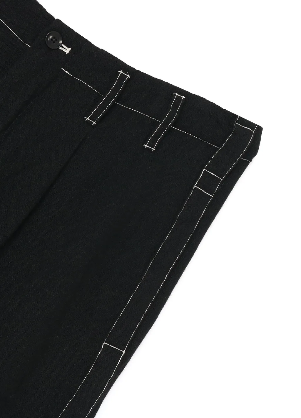 Fulling Wool Side Tape Pants