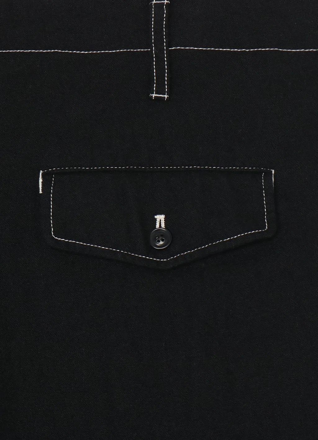 Fulling Wool Side Tape Pants