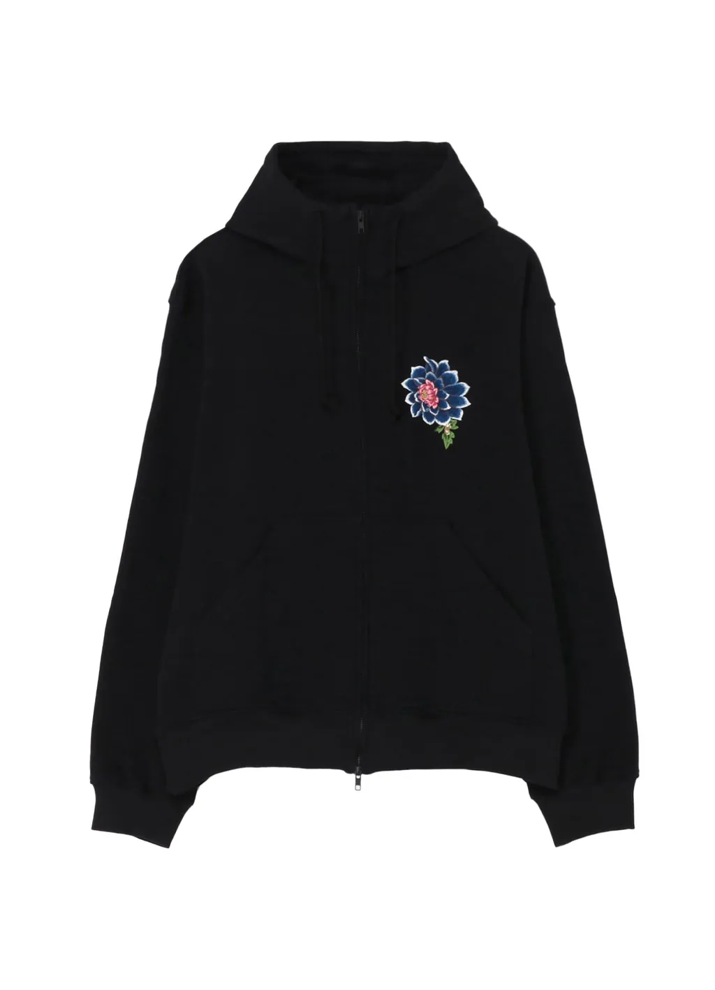 Embroidery Zip Hoodie