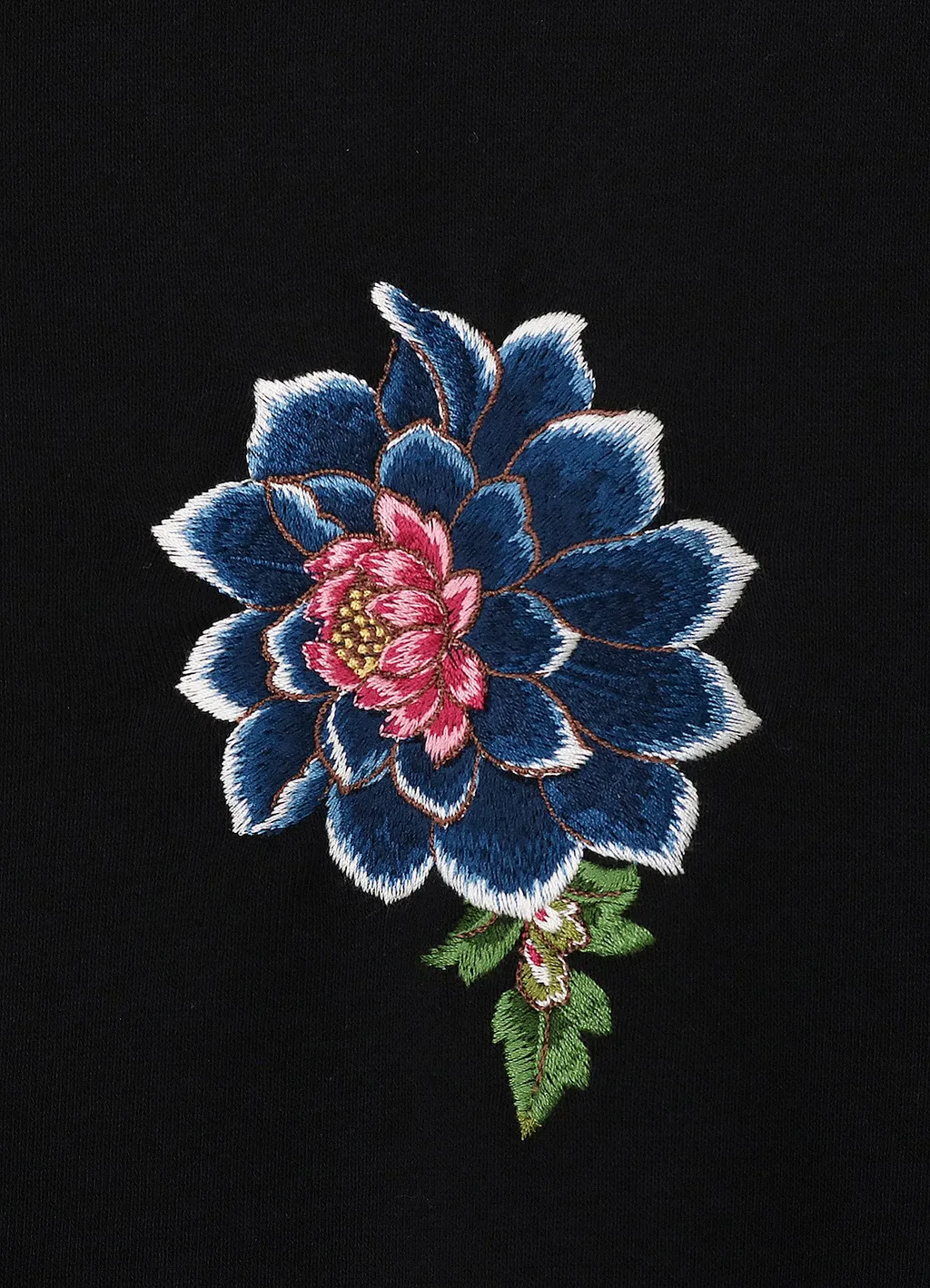 Embroidery Zip Hoodie
