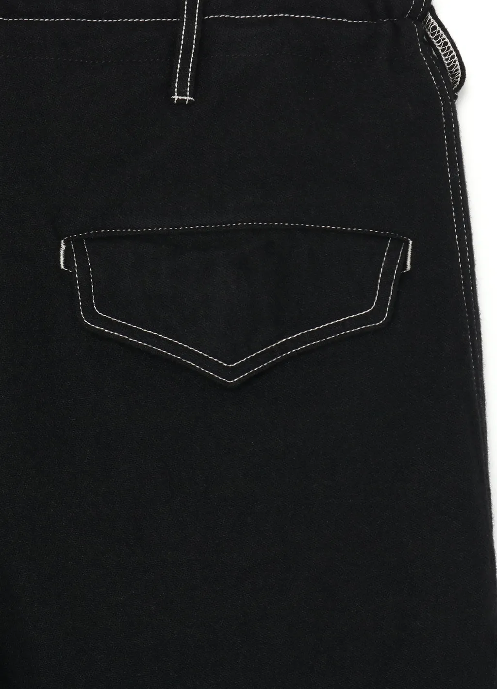 Fulling Wool Drawstring 1Tuck Pants