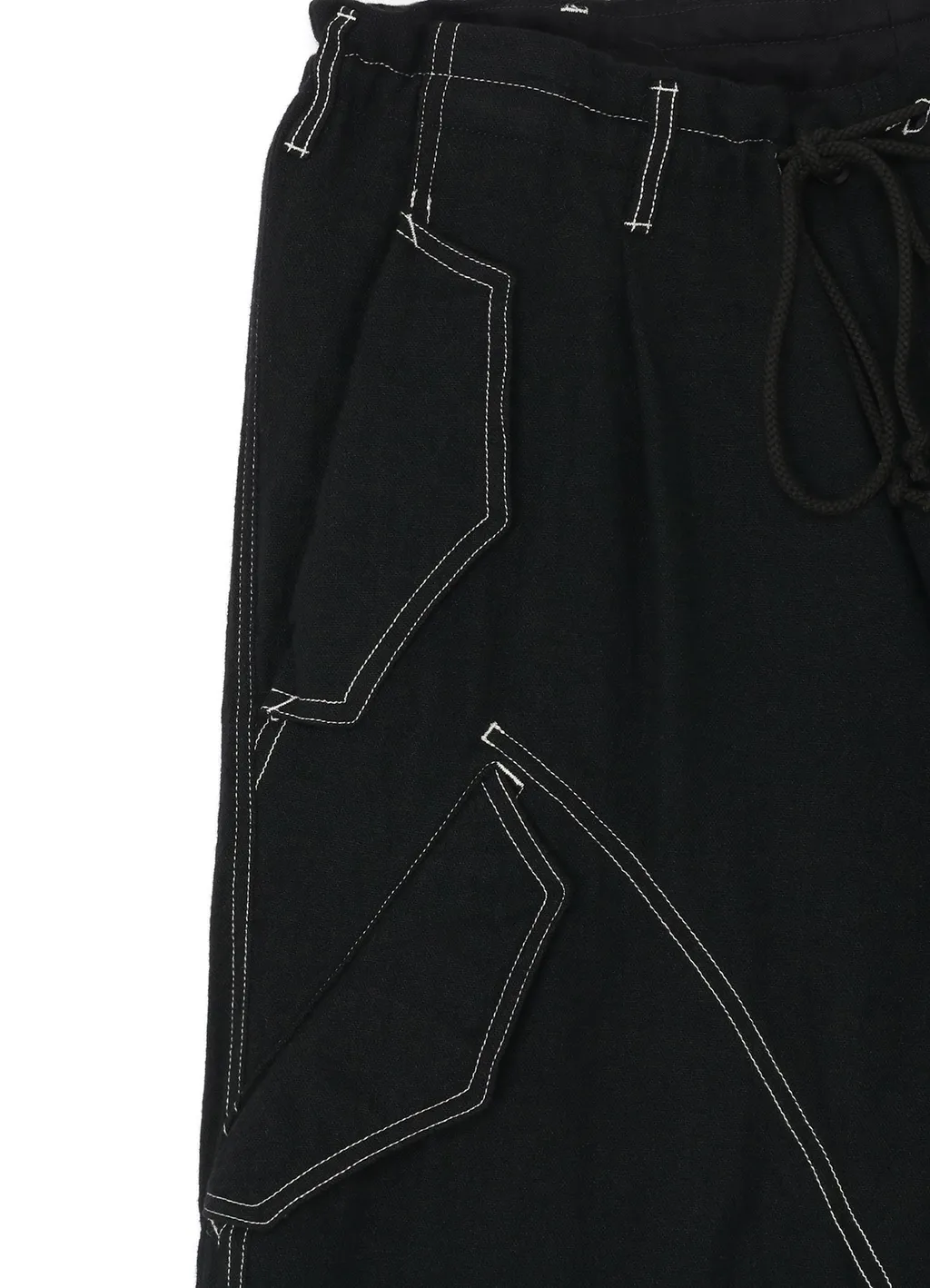 Fulling Wool Drawstring 1Tuck Pants