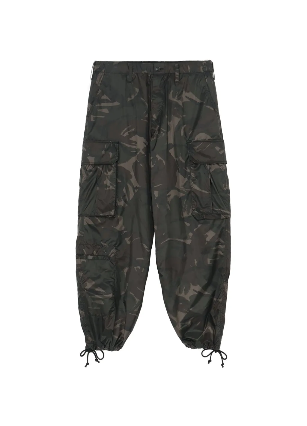 Camo Nylon Cargo Pants