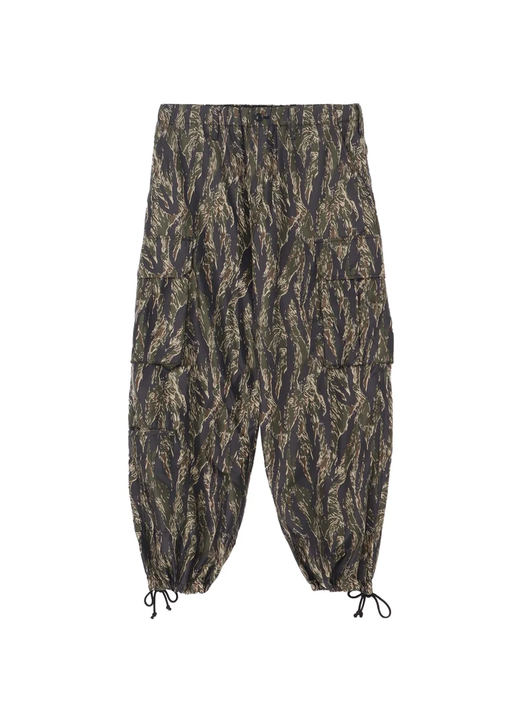 Tiger Camo Nylon Cargo Pants