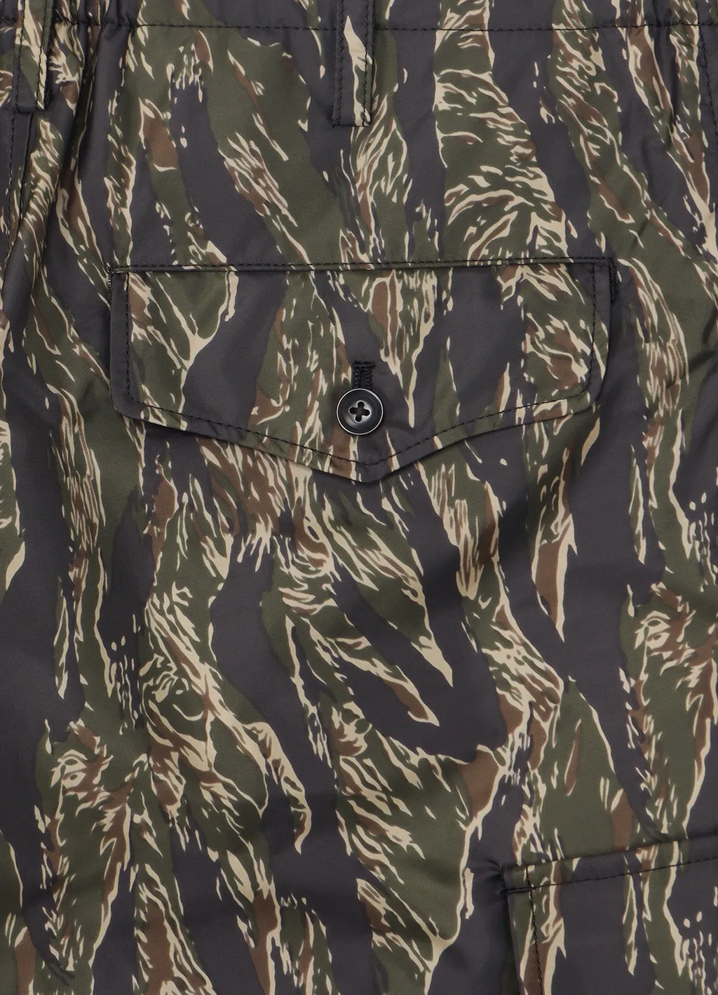 Tiger Camo Nylon Cargo Pants