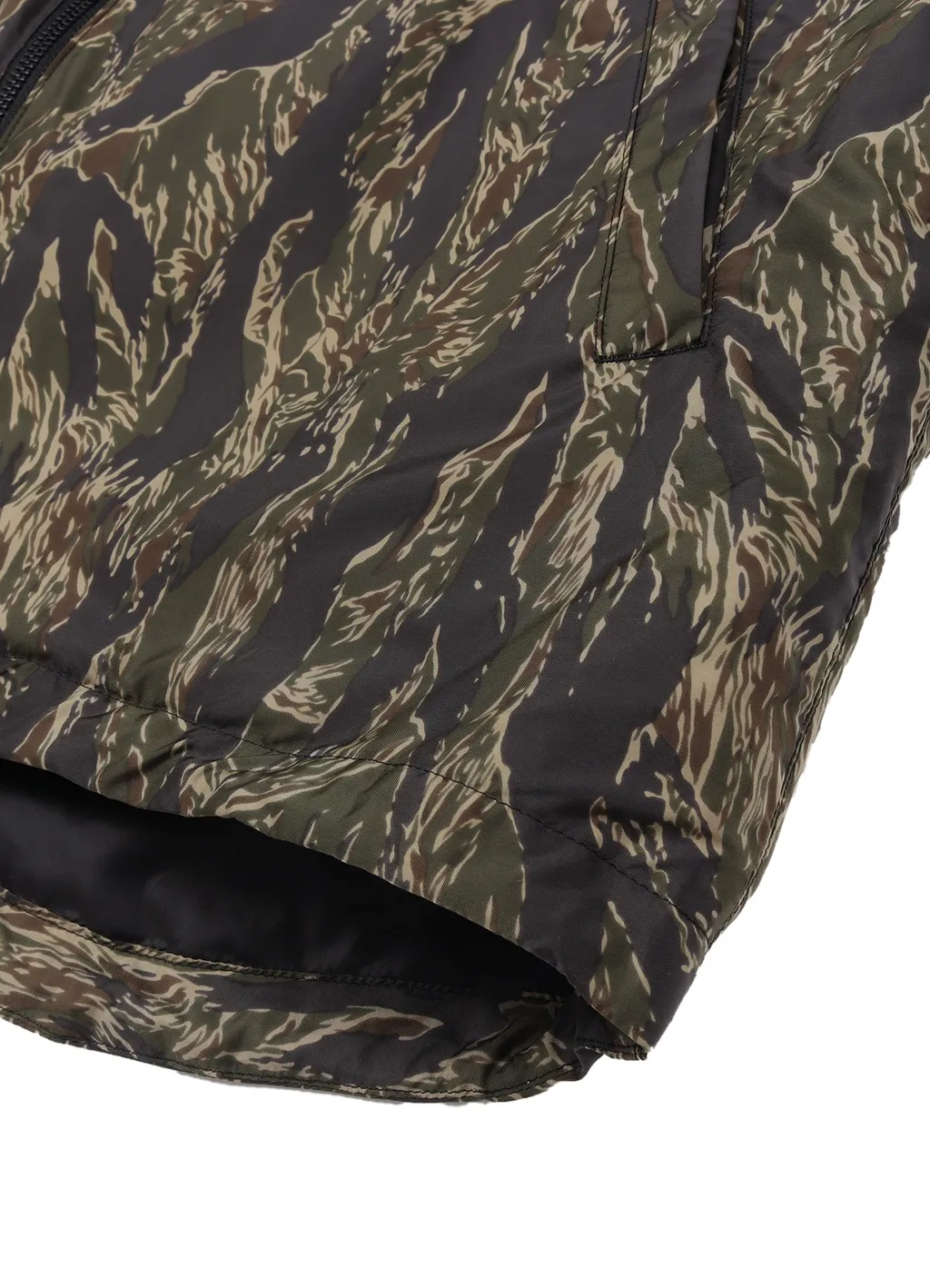 Tiger Camo Nylon Shell Parka