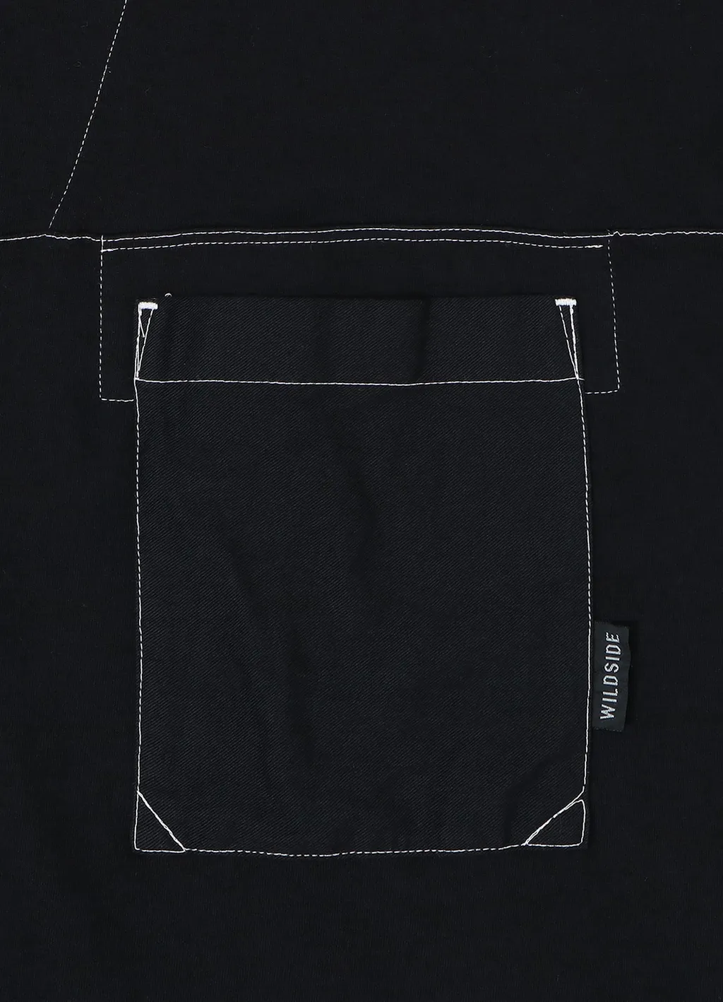 Cotton Jersey Collared Pocket Long Sleeve T-Shirt