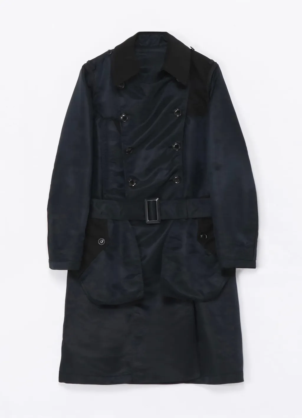 Nylon Twill Trench Coat