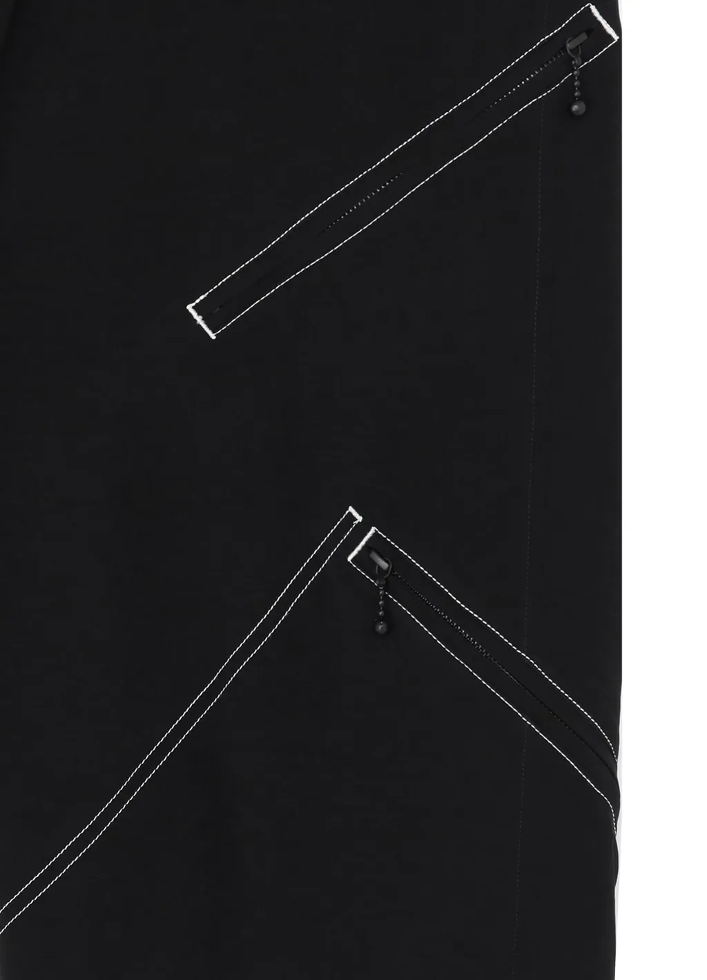 Ta/Pe Crepe De Chine Zipper Pants