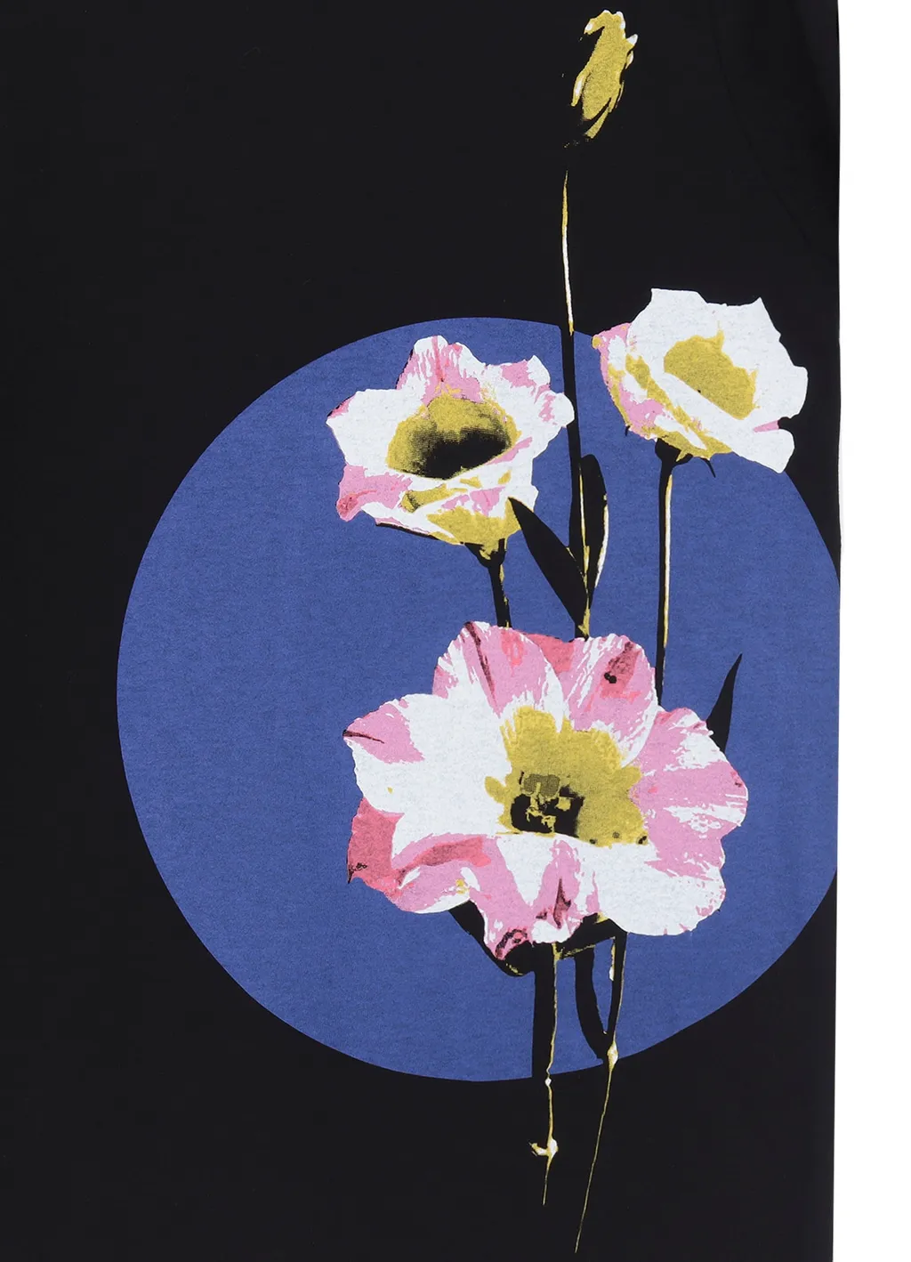 Blue Circle Flower T-Shirt