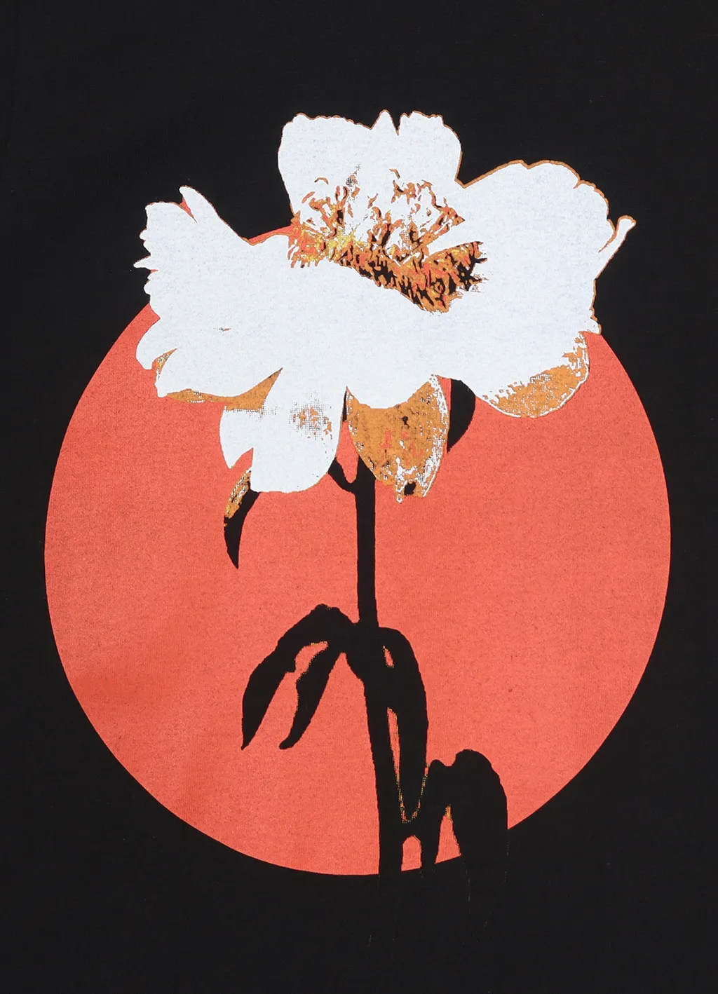 Red Circle Flower T-Shirt