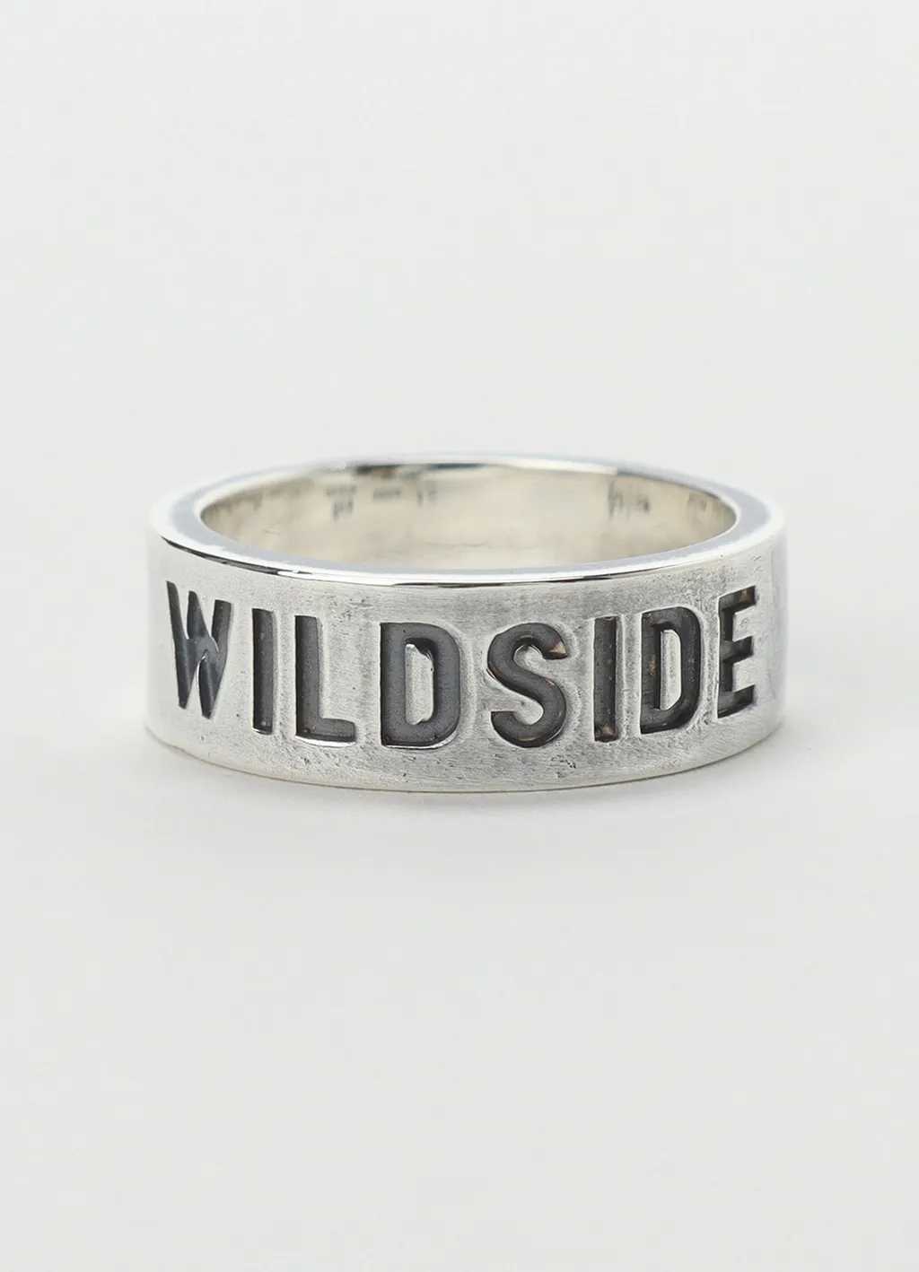 Wildside Silver Logo Ring