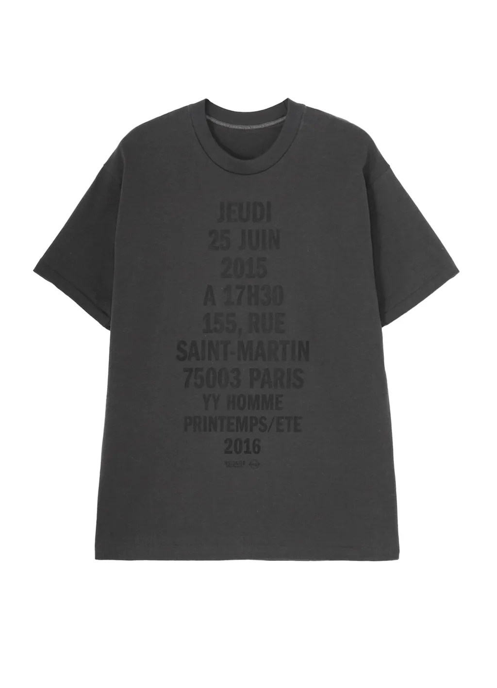 Yohji Yamamoto Pour Homme Invitation T-Shirt(2016Ss)