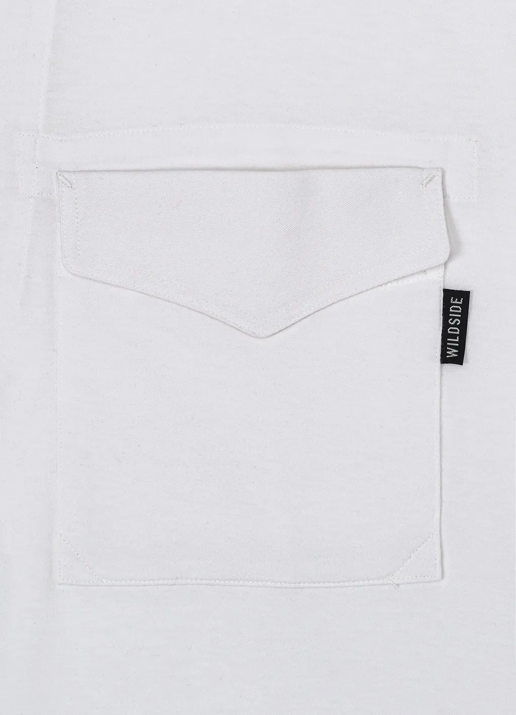 Cotton Jersey Half Zip Long Sleeve T-Shirt