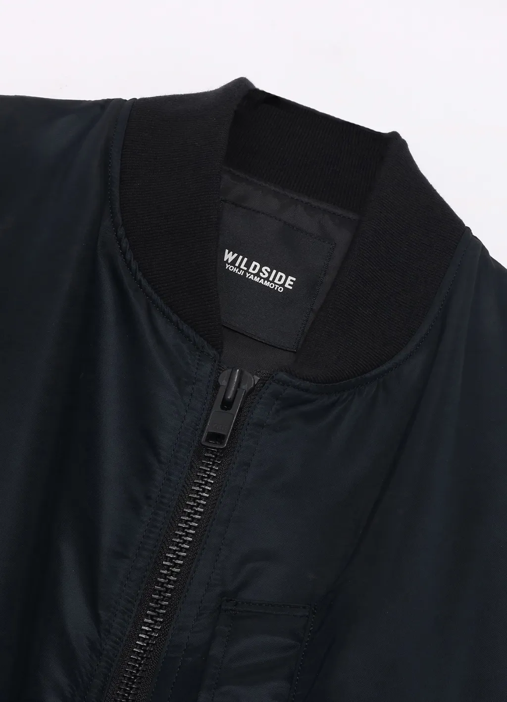 Nylon Twill Bomber Coat