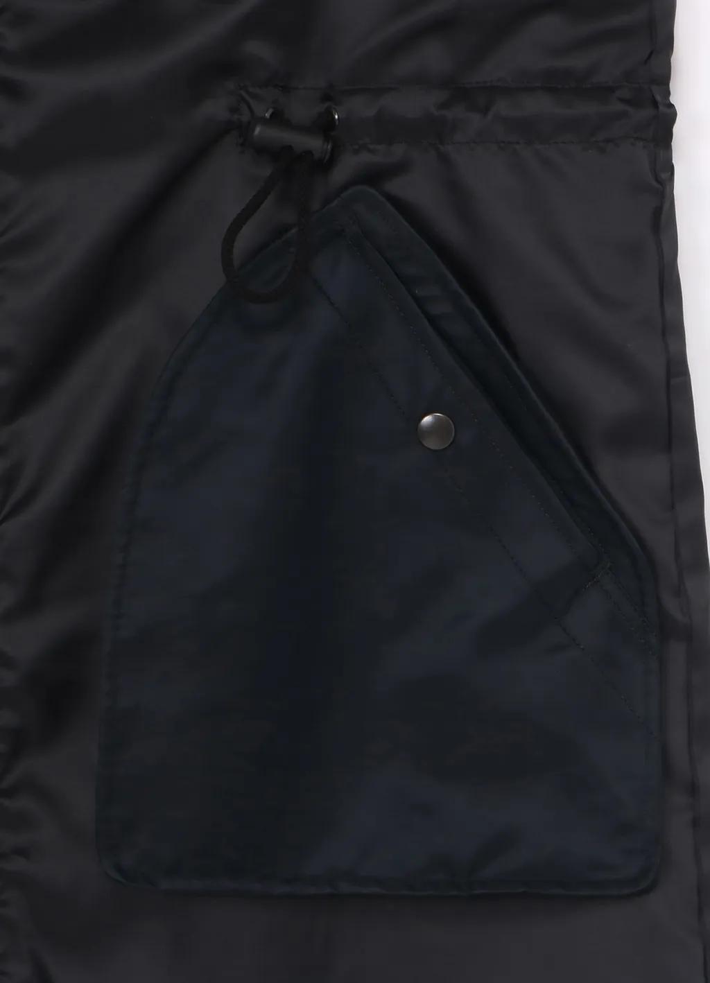 Nylon Twill Bomber Coat