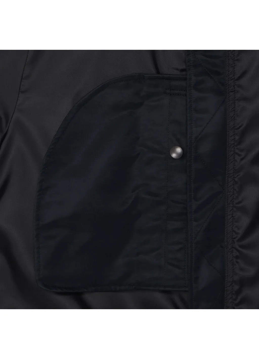 Nylon Twill Bomber Coat
