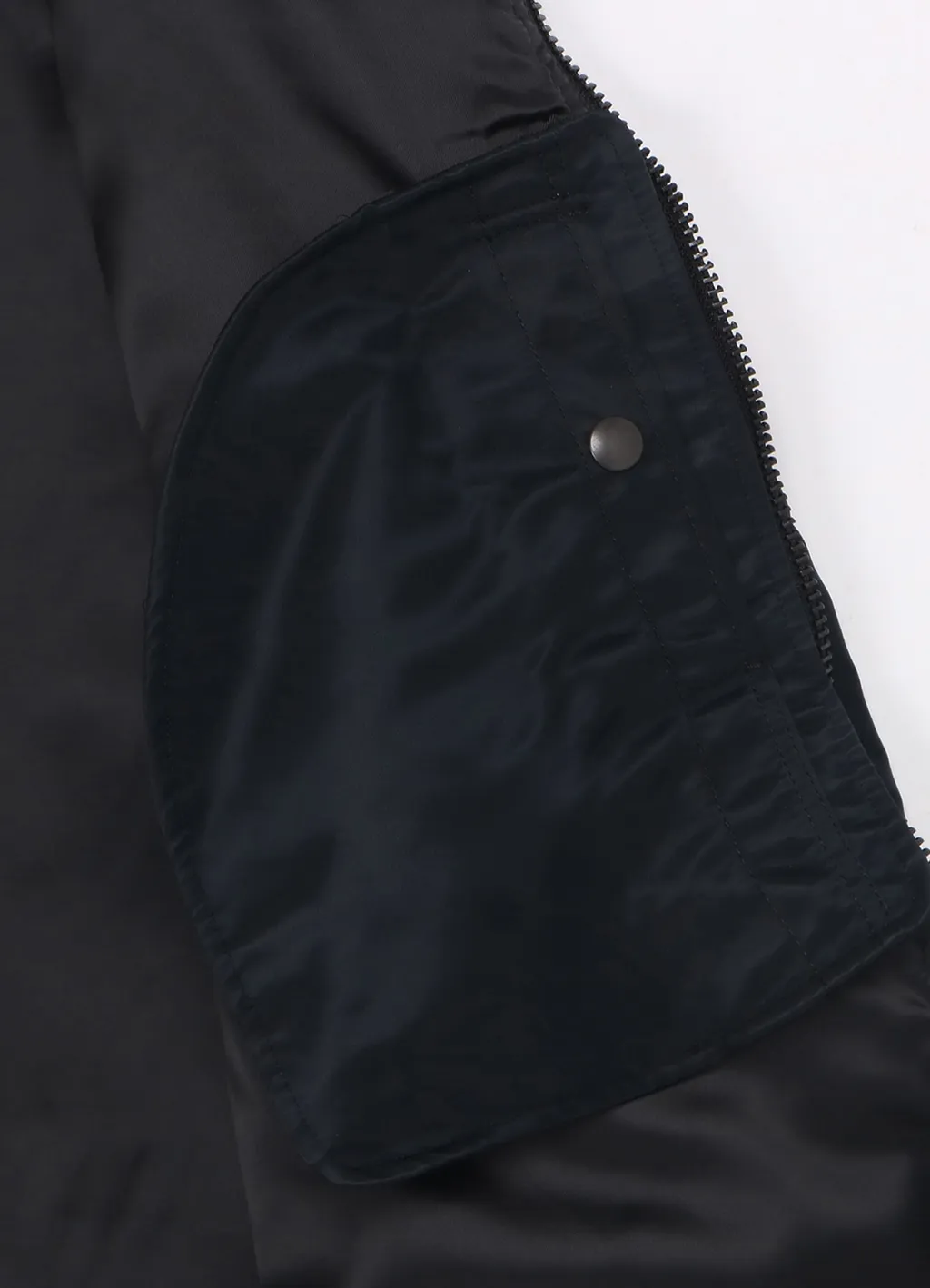 Nylon Twill Bomber Coat