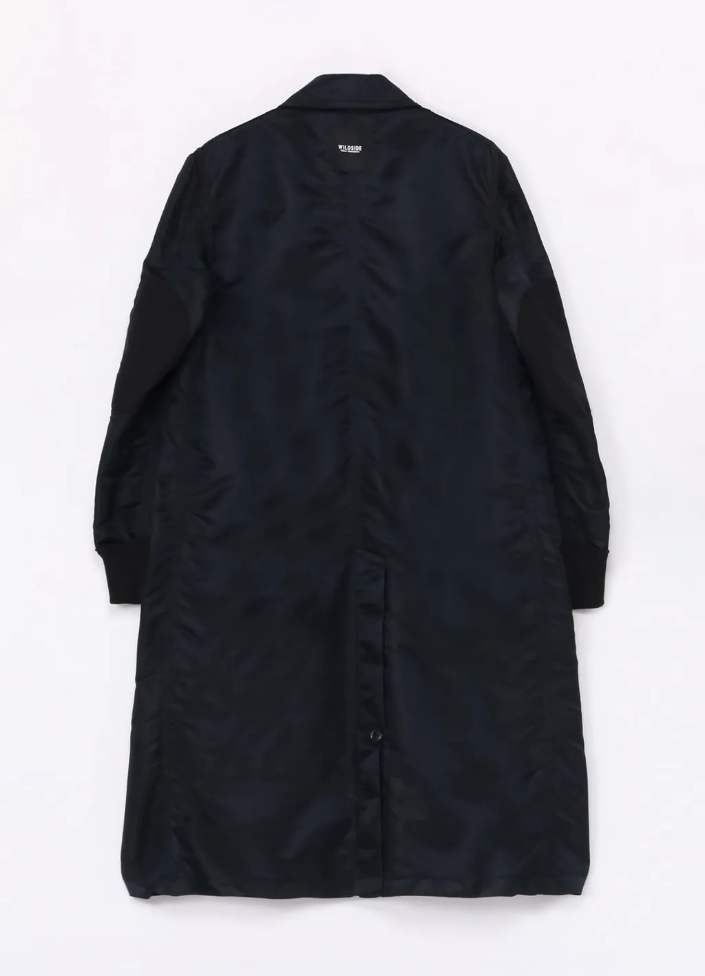 Nylon Twill Soutien Collar Coat