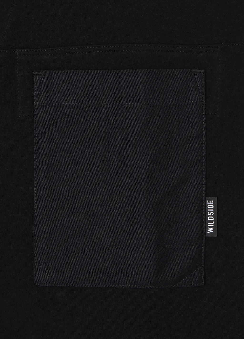 Cotton Jersey Collared Pocket Long Sleeve T-Shirt