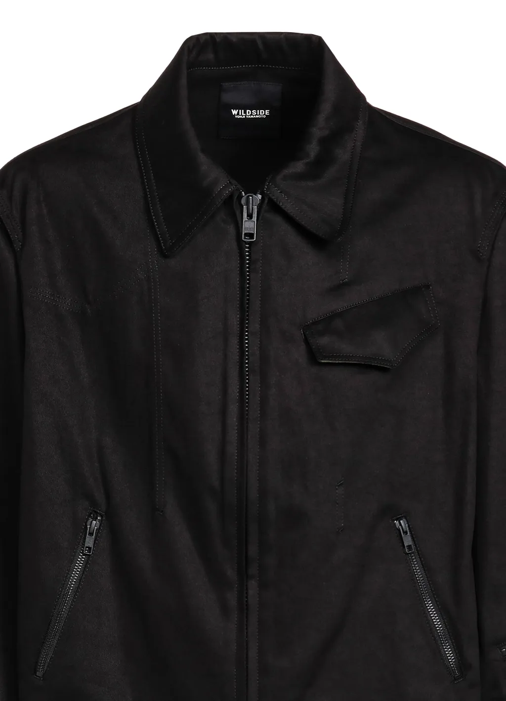 Cotton Chino Zip Up Blouson
