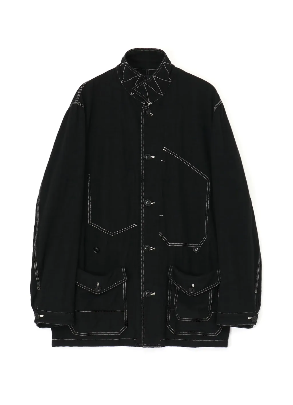 Fulling Wool Shirt Jacket