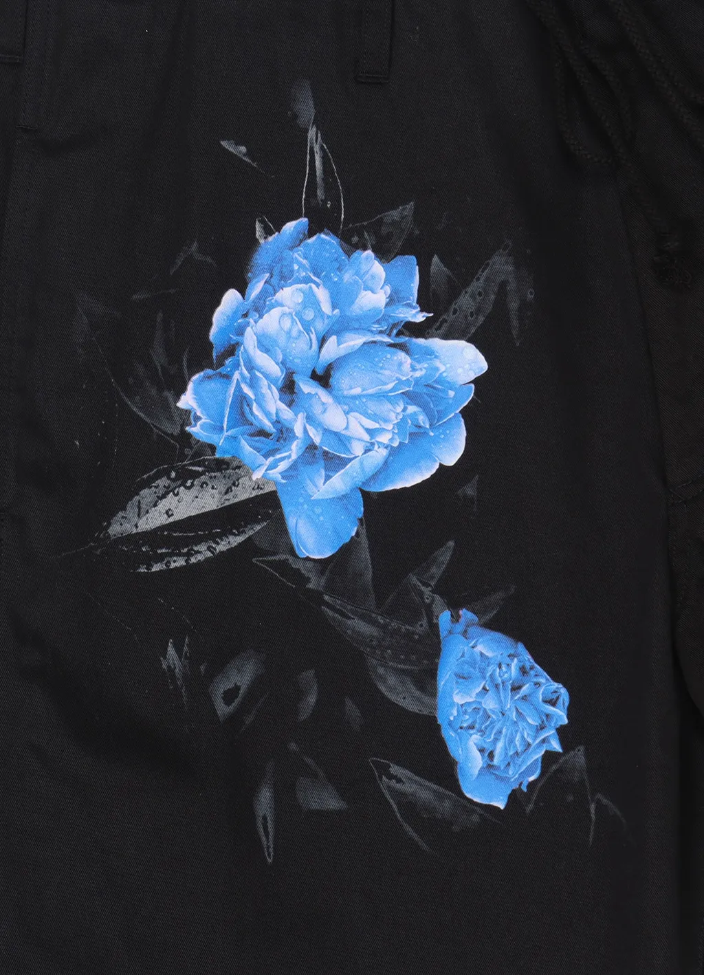 Cotton Chino Blue Rose Pants