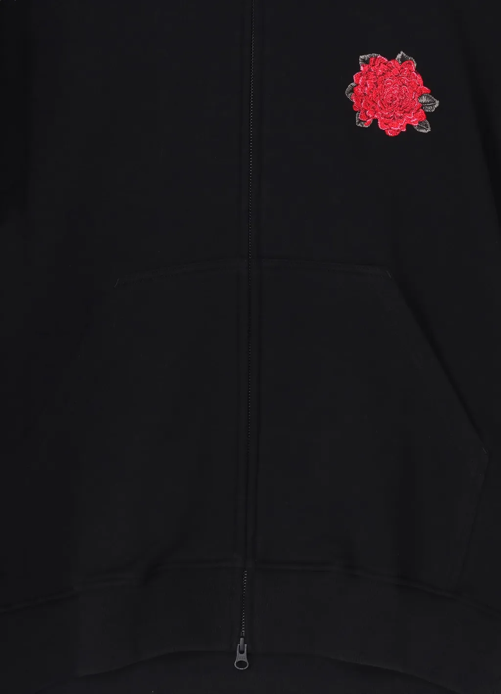 Embroidery Zip Hoodie