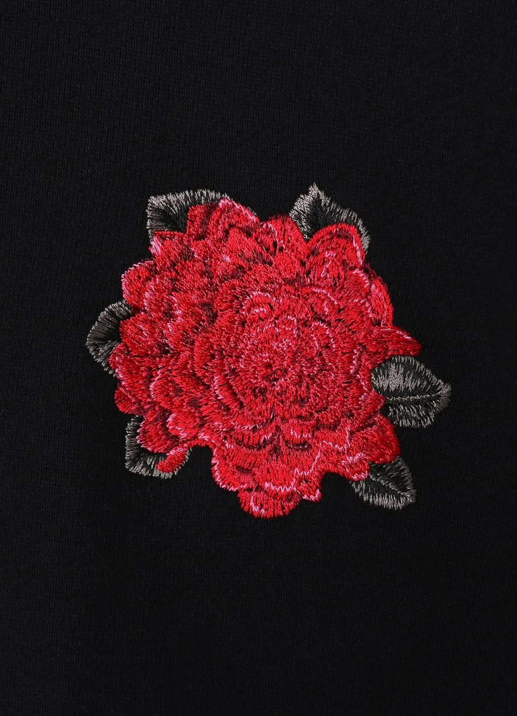 Embroidery Zip Hoodie