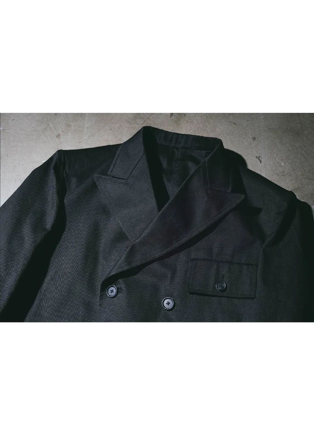 Cotton Chino Double Breasted Jacket