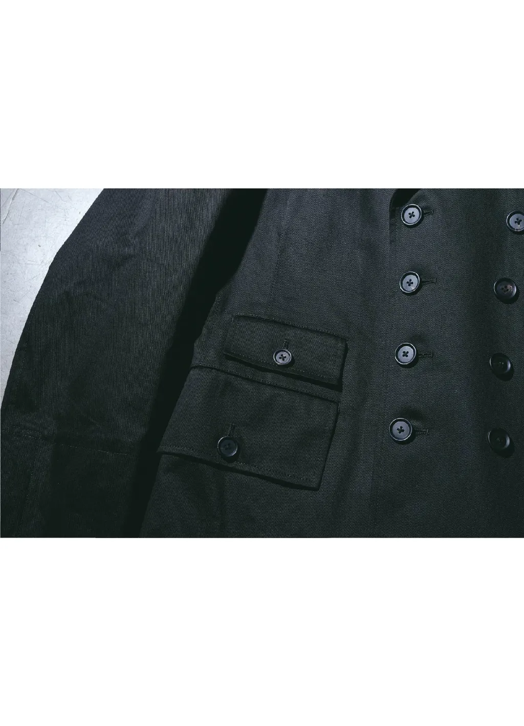 Cotton Chino Double Breasted Jacket