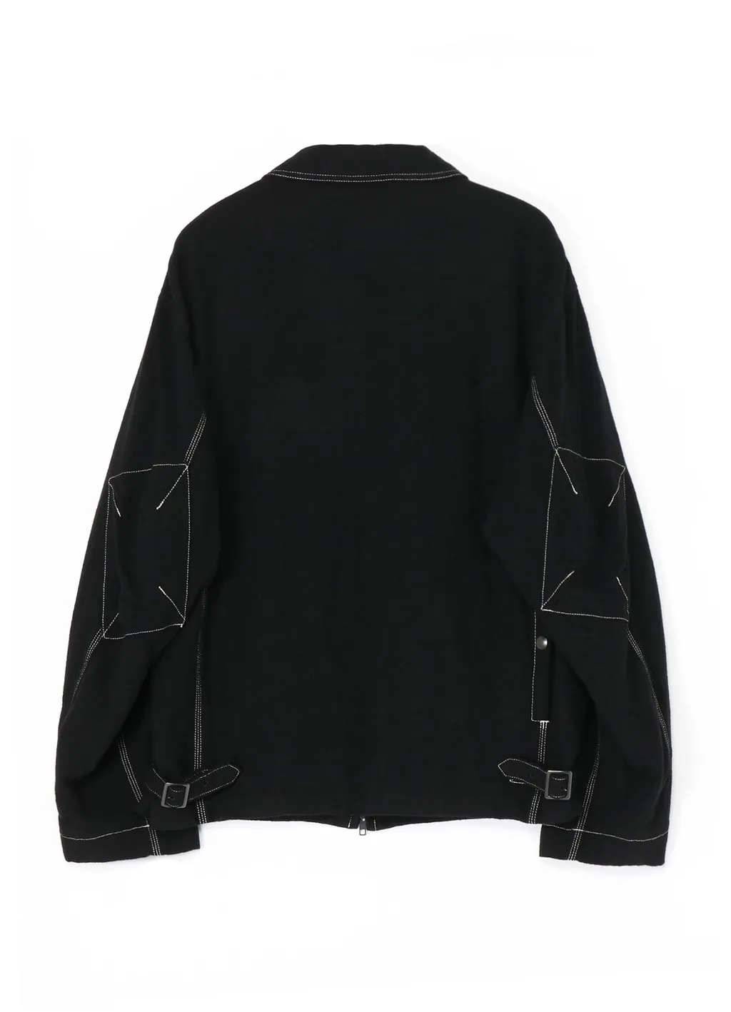 Fulling Wool Zip Up Blouson