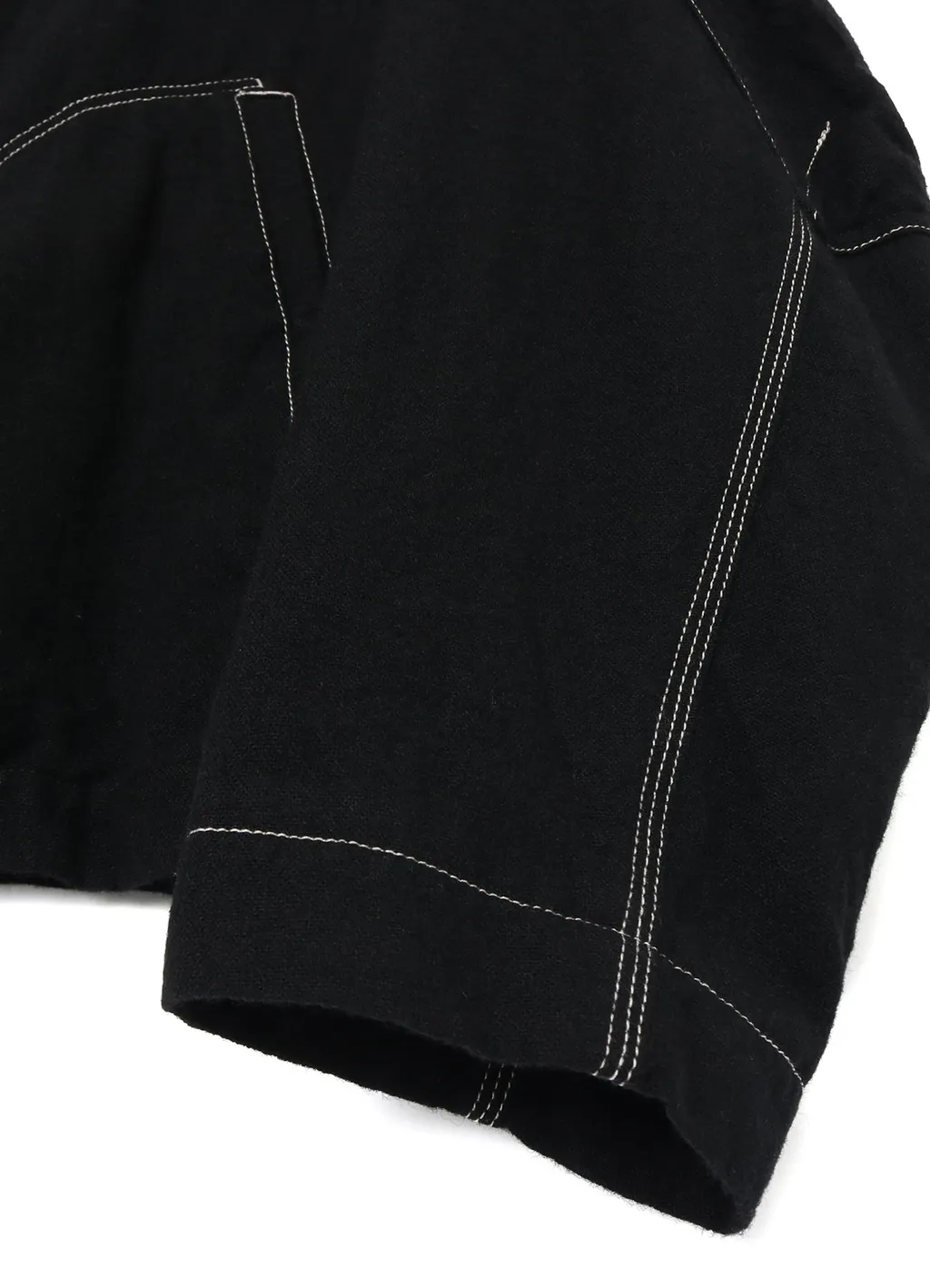 Fulling Wool Zip Up Blouson