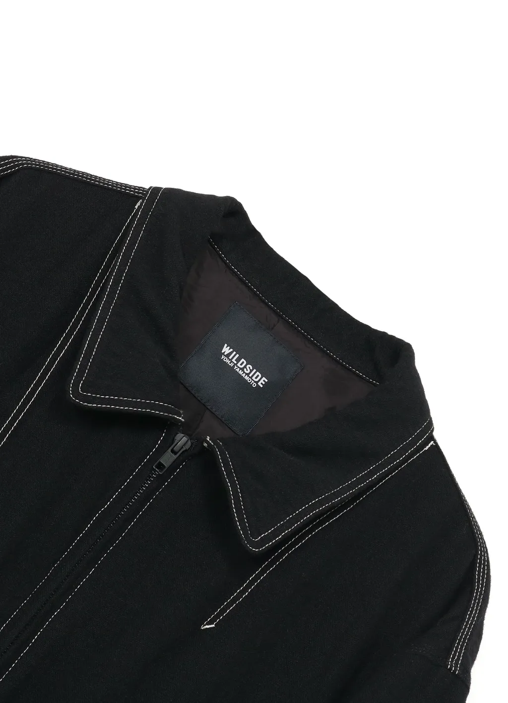 Fulling Wool Zip Up Blouson