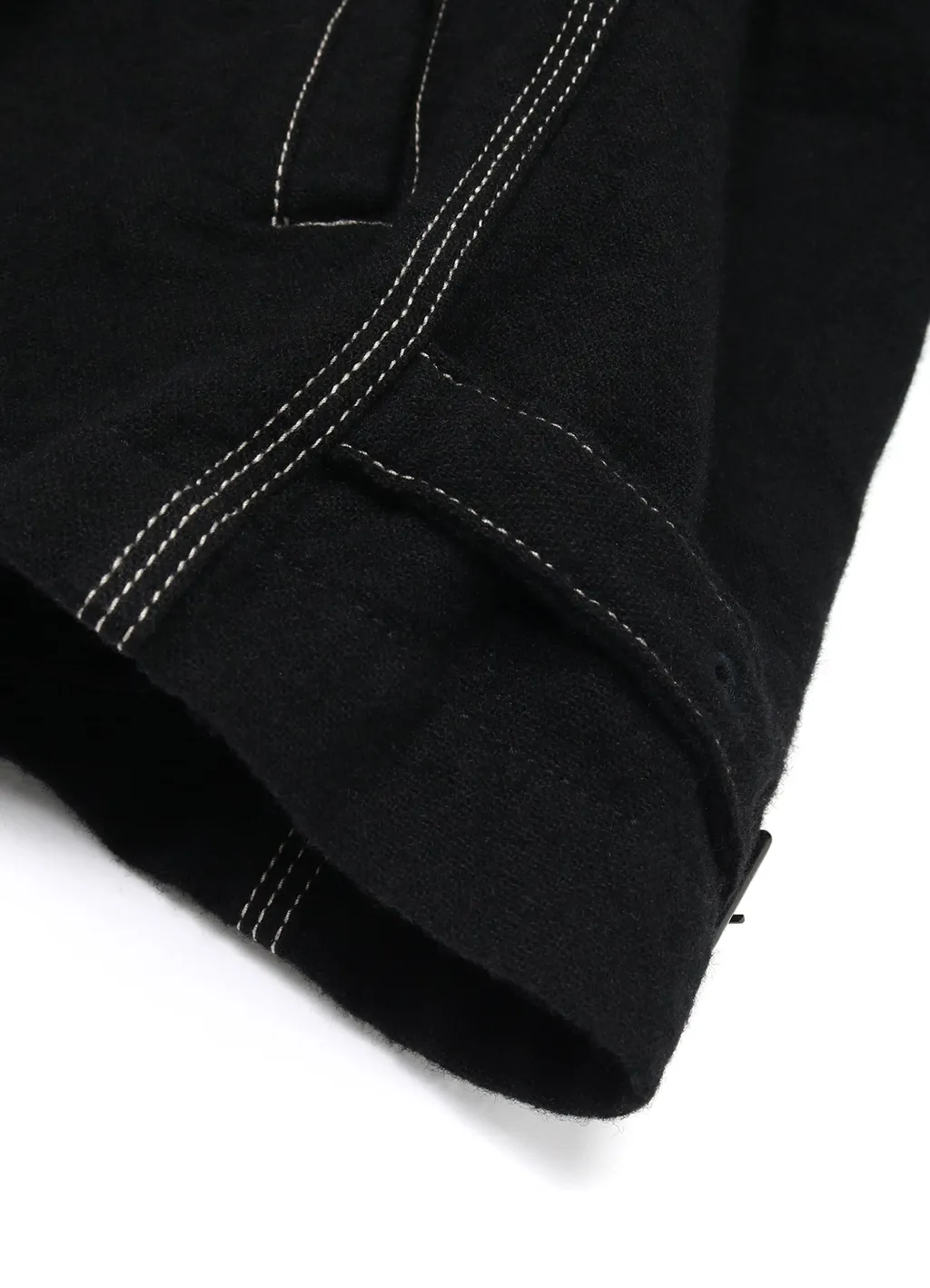 Fulling Wool Zip Up Blouson