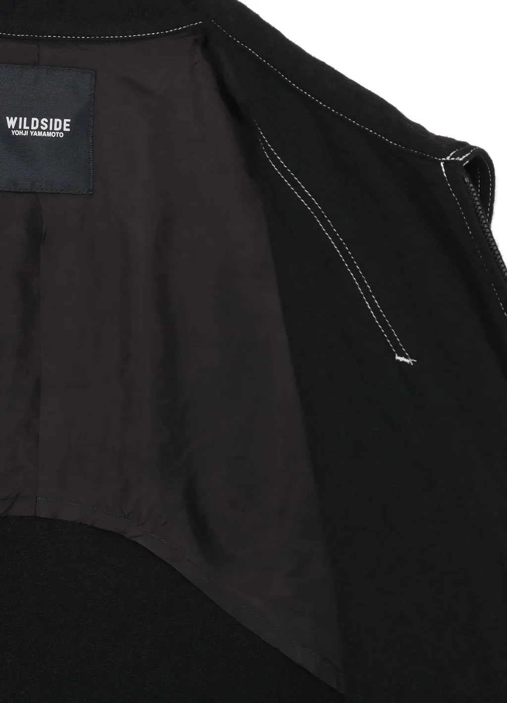 Fulling Wool Zip Up Blouson