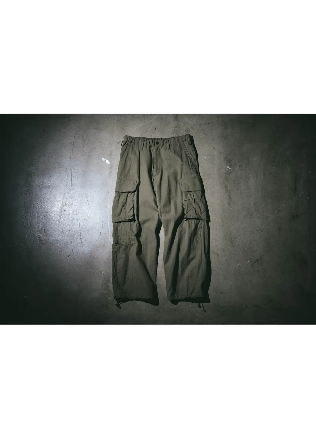 Cotton Chino Cargo Pants