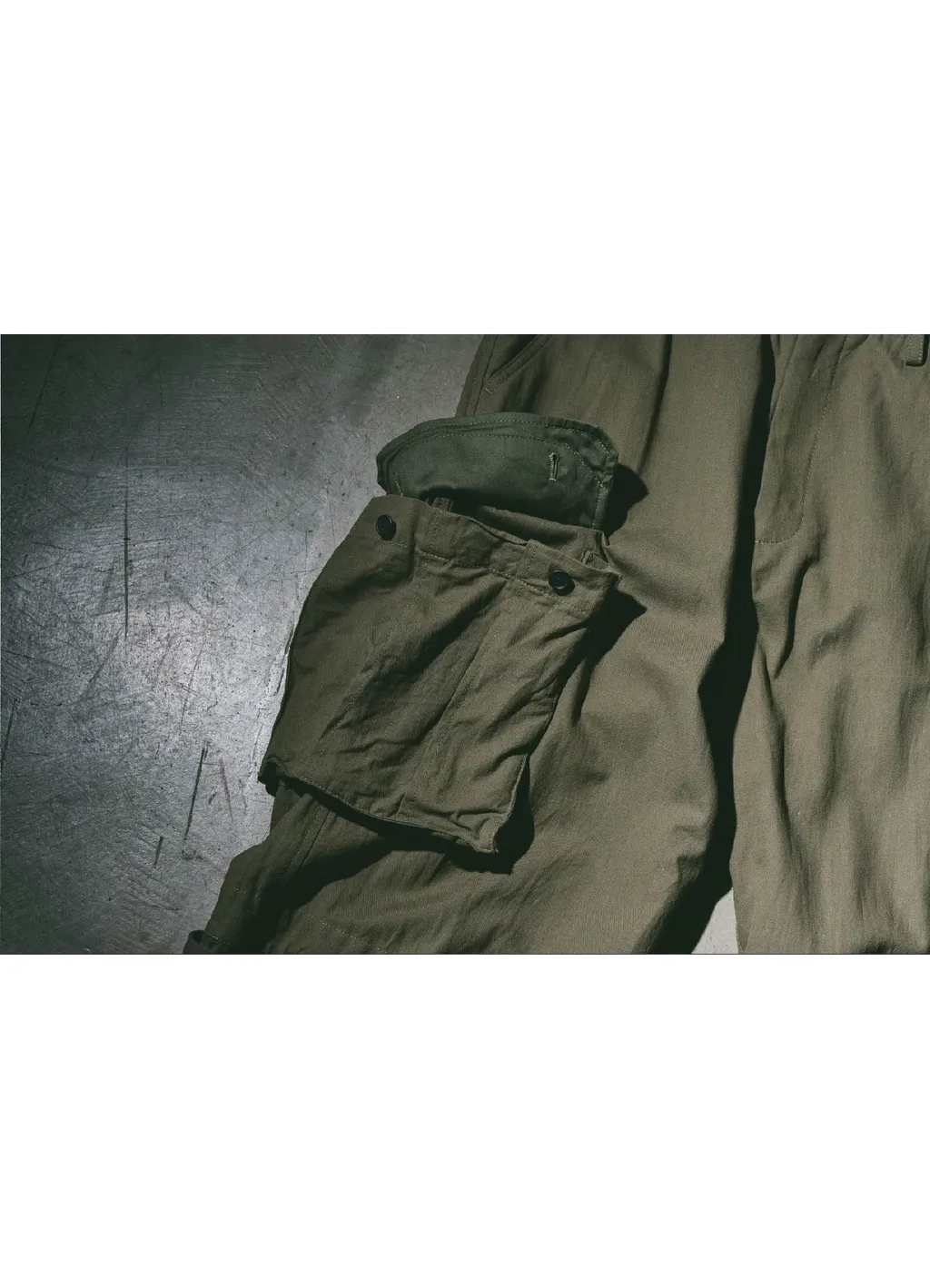 Cotton Chino Cargo Pants