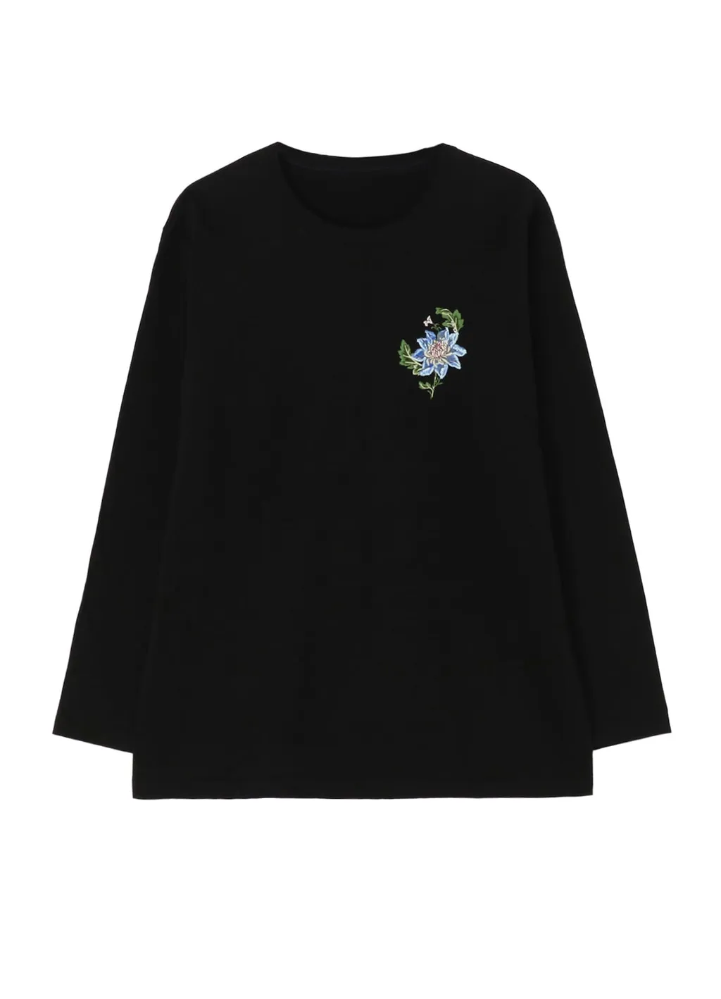 Embroidery Long Sleeve T-Shirt