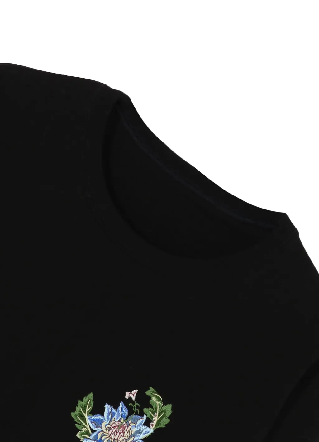 Embroidery Long Sleeve T-Shirt
