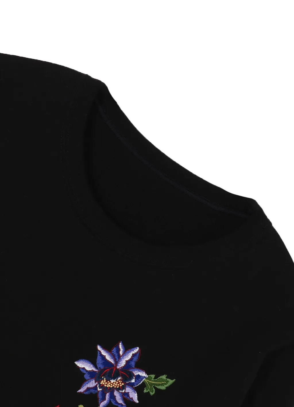 Embroidery Long Sleeve T-Shirt