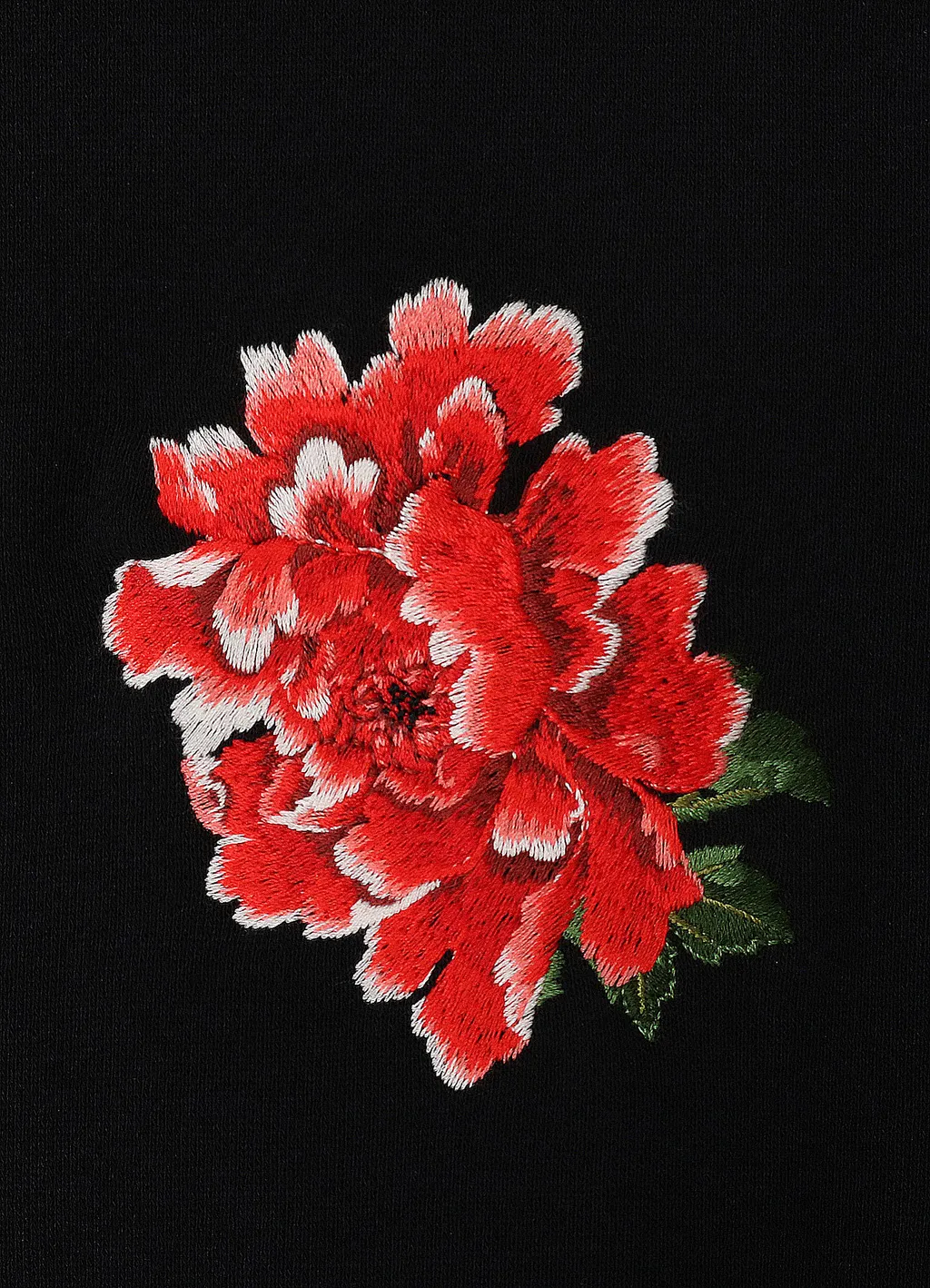 Embroidery Zip Hoodie