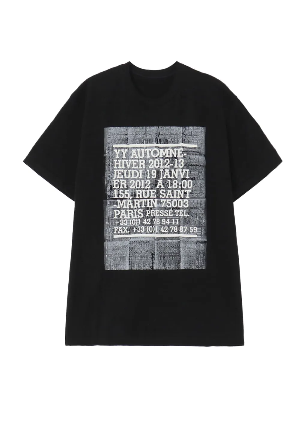Yohji Yamamoto Pour Homme Invitation T-Shirt(2012-13Aw)