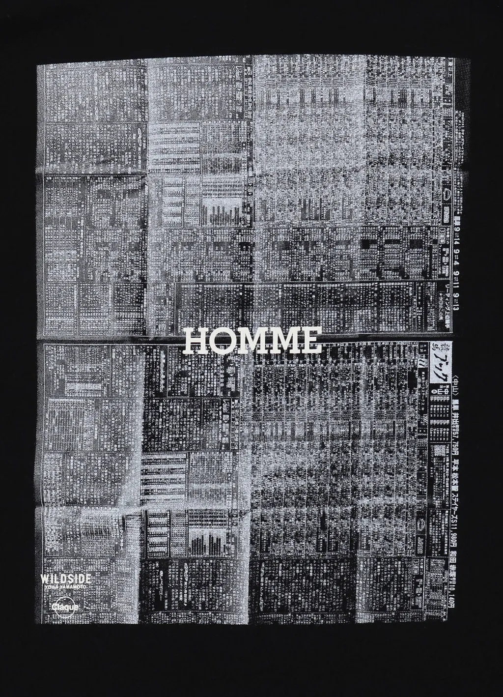 Yohji Yamamoto Pour Homme Invitation T-Shirt(2012-13Aw)