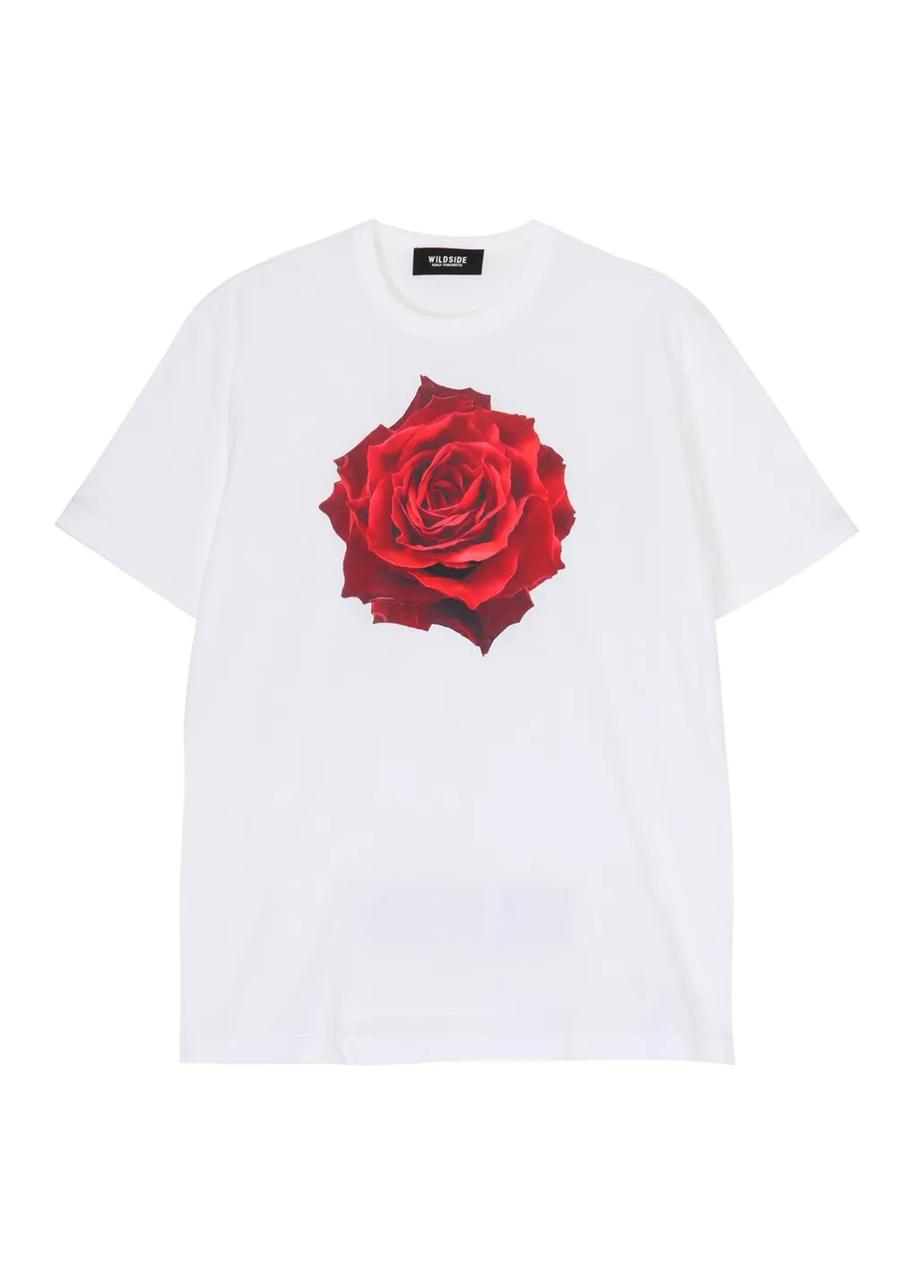Red Rose White T-Shirt