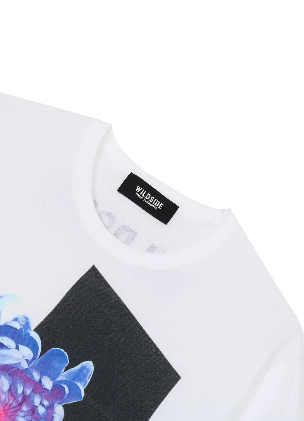 Blue Chrysanthemum White T-Shirt