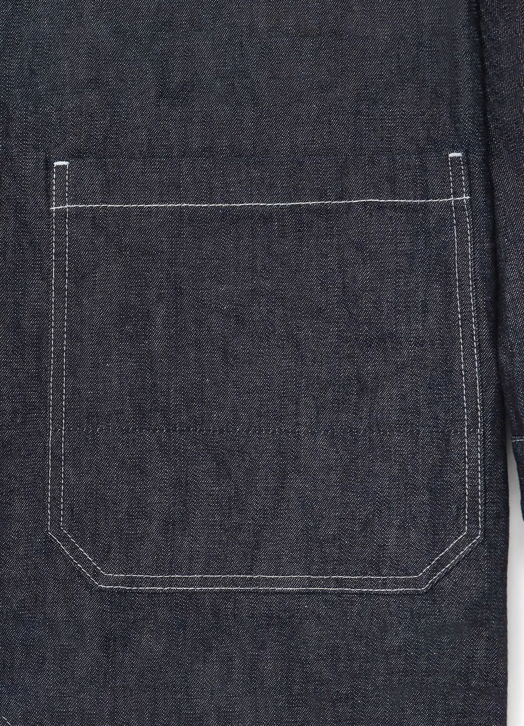 10Oz Denim White Stitch Shirt Jacket