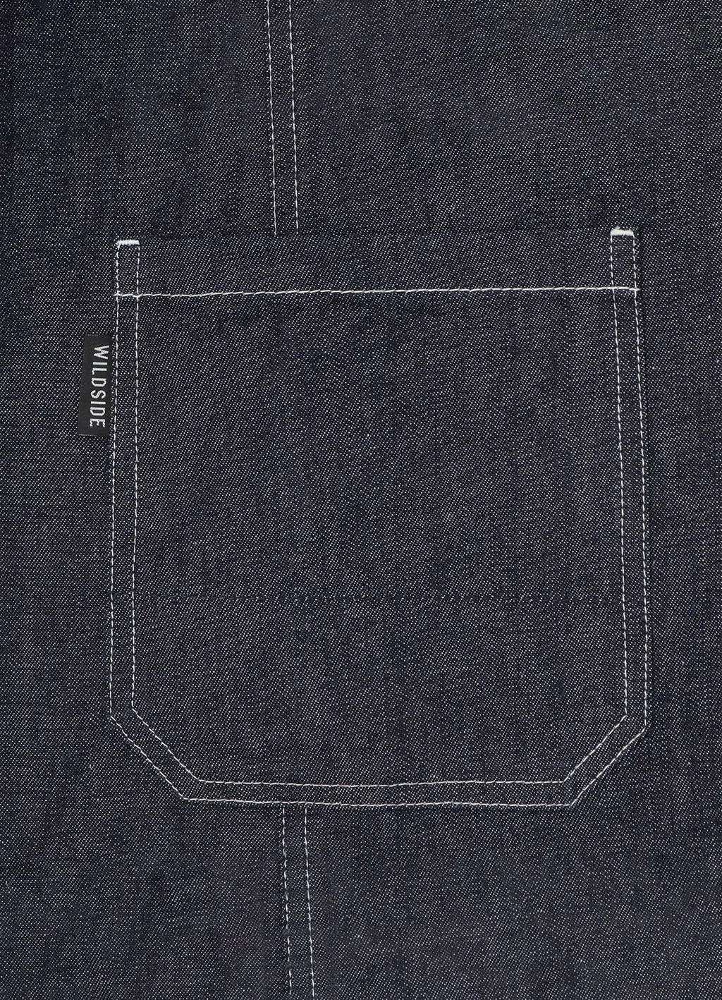 10Oz Denim White Stitch Shirt Jacket